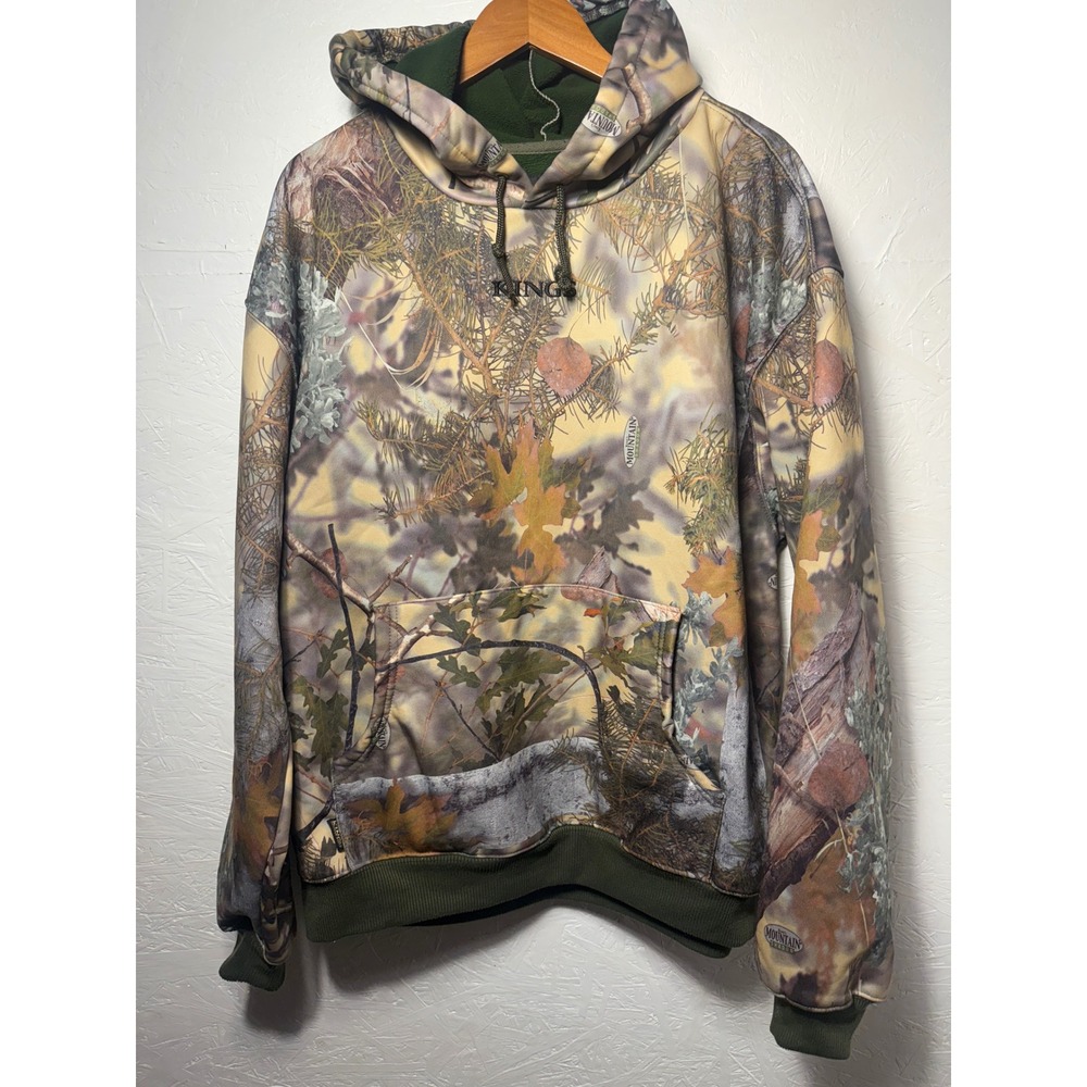 Kings Outdoor World Realtree Camo Hoodie Men's Pullover Hunting XL